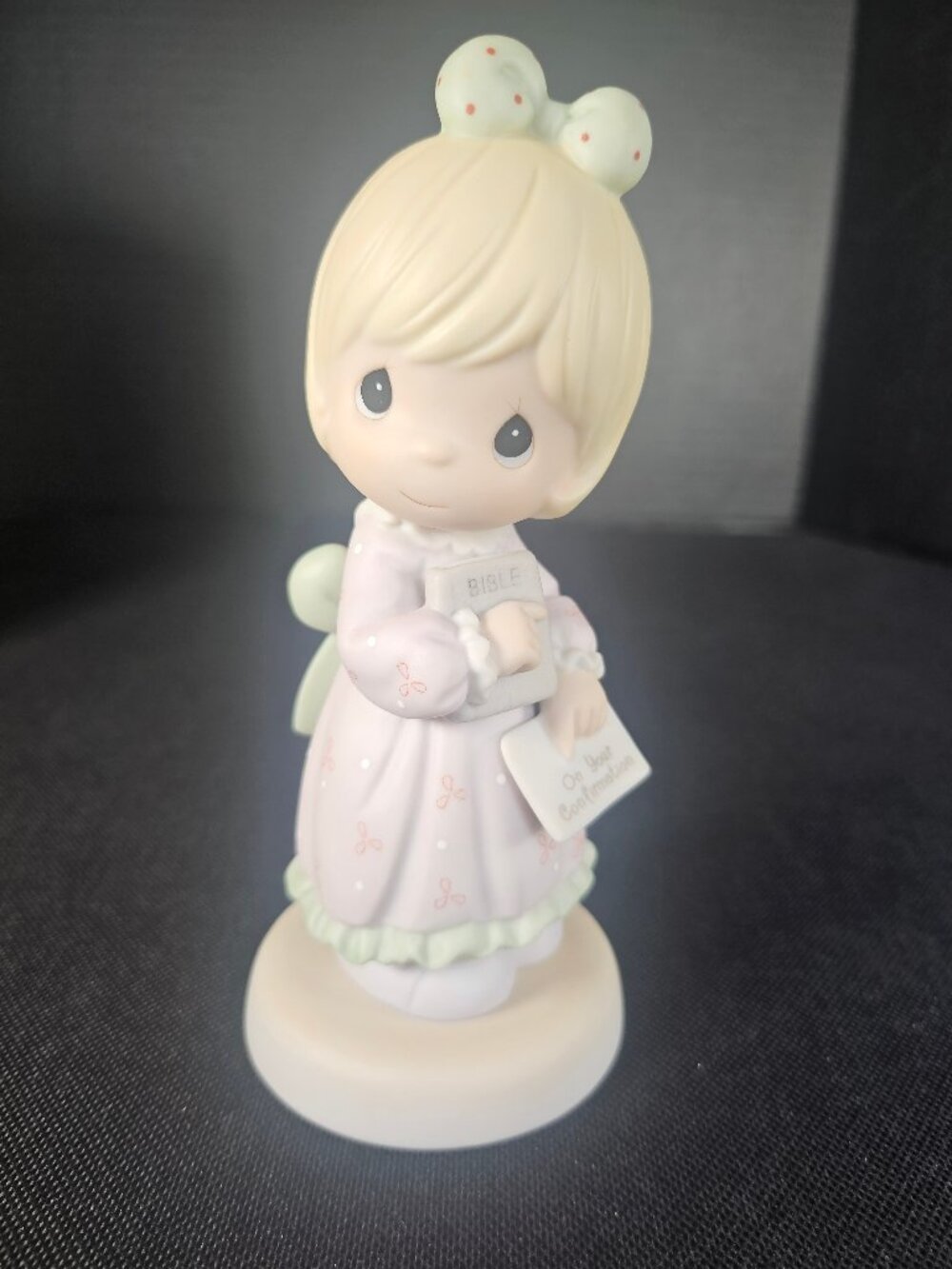 1998 Precious Moments "Confirmed In The Lord" Porcelain Figurine in Box